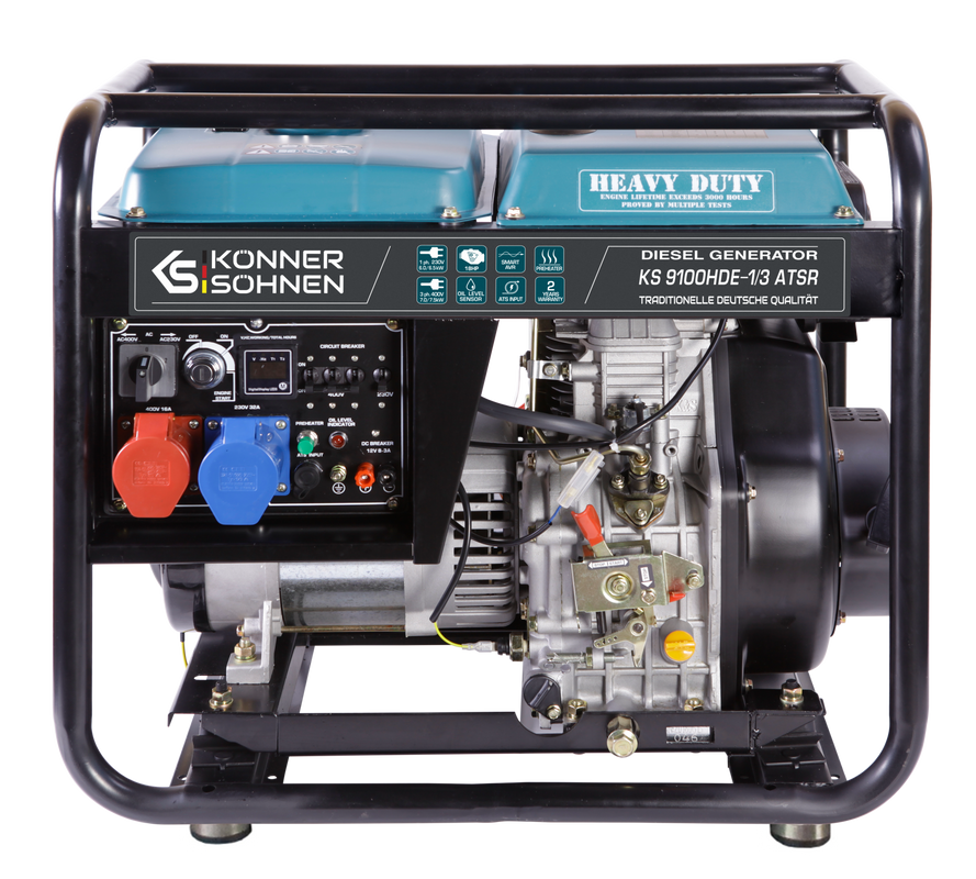 Генератор дизельний KONNER&SOHNEN (KS 9100HDE-1/3 ATSR)